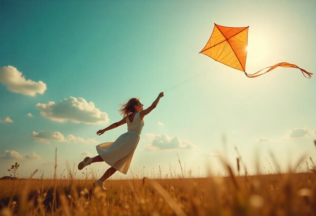 Rüyada Uçurtma Uçurmak: Hayallerin Peşinden mi Gidiyorsun?